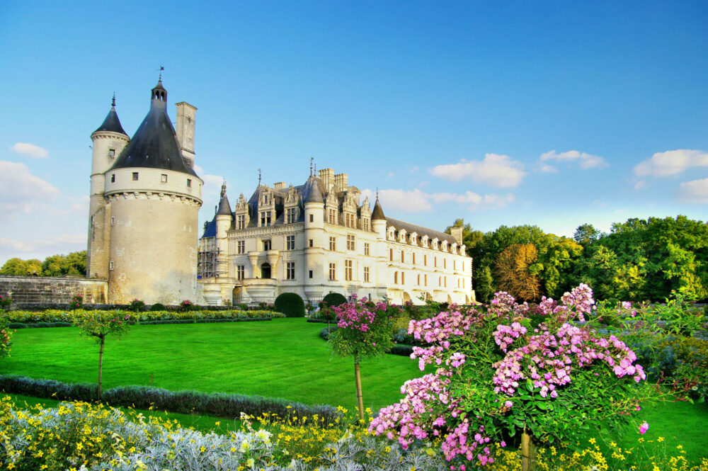 beautiful Chenonseau castle -Loire valley