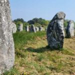 Megalithen von Carnac in der Bretagne