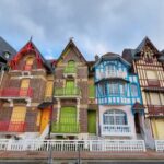 Bunte Stadt in der Somme