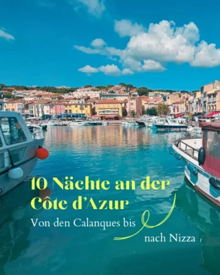 Diese Côte-d’Azur-Route möchten Sie sofort nachfahren😍
10 Nächte zwischen:
✨ Cassis & den Calanques
🍷 den Weinbergen der Provence
🌿 versteckten Bergdörfern
🌊 Saint-Tropez & Nizza

Dazu:
☑️charmante Chambres d’Hôtes
☑️spektakuläre Küstenstraßen
☑️mediterrane Gärten & Parks
☑️türkisblaues Meer
☑️pittoreske Dörfer

Urlaub 2026 an der Côte d’Azur?
➡️Speichern für den nächsten Frankreich-Roadtrip
➡️Jetzt gemeinsam Traumreise planen: das-beste-in-frankreich.de

#cotedazur #frankreich #provence #frankreichreise #südfrankreich